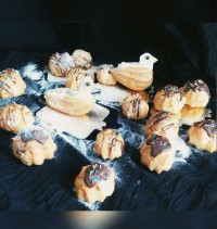 نان خامه ای (به شیوه قنادی)