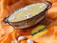 سوپ شیر و قارچ یا سوپ سفید