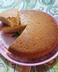 کیک وانیلی خوشمزه