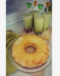 کیک پنیر لیمویی