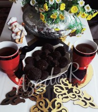 کوکی گردویی شکلاتی