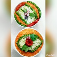 تزئین سالاد فصل قرار پاپیونی مصی جون