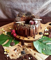 کیک قهوه شکلاتی