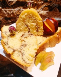 کیک شیر داغ