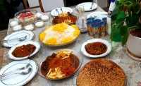 قیمه بادمجون و پلو