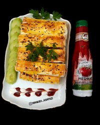 بورک مرغ با قارچ