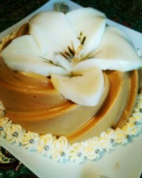 دسر عربی طرح گل لیلیوم