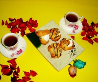 نان خامه ایی لقمه ایی در توستر