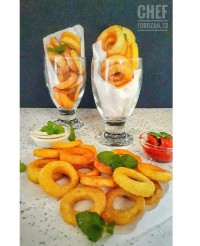 اسنک حلقه ای سیب زمینی