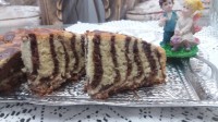 کیک زبرا برای دورهمی عالی