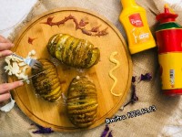 سیب زمینی تنوری آکاردئونی