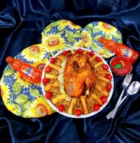 مچبوس مرغ (پلو لبنانی)