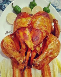 مرغ تنوری مرینه شده