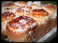 نان رولی دارچینی کشمشی باکرم پیراشکی