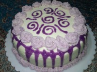 کیک خامه ای واسه اولین بار