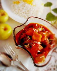 خورش سیب درختی