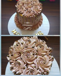 اسفنجی تخته ای شکلاتی سفارشی