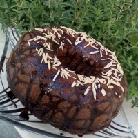 کیک موکا گردویی