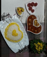 قیمه با قارچ