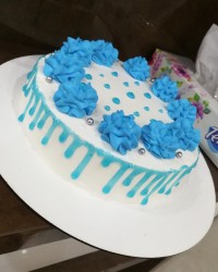 کیک خامه ای❤