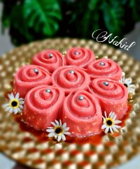 دسر هلو با ژله