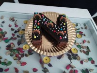 کیک تولد سابله حرف N