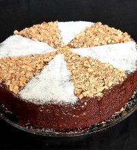 کیک شکلاتی گردویی