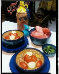 خوراک لوبیا چیتی گیاهی