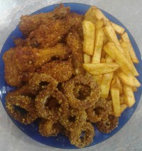 مرغ و پیاز سوخاری