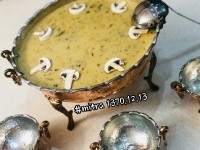 سوپ شیر و قارچ یا سوپ سفید
