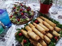 بورک مرغ وقارچ