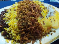 عدس پلو خوشمزه