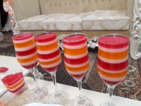 ژله های رنگی من برای تولد همسرم