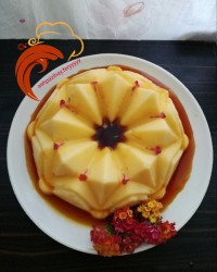 کرم کارامل با پودر کسترد