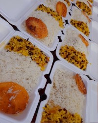 زرشک پلو با مرغ نذری