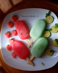 بستنی یخی میوه ایی