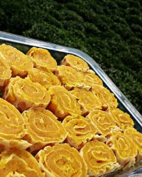 حلوا رولی زعفرانی