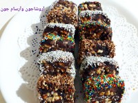 رولت خرما و بیسکوییت