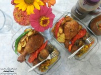 مرغ و قارچ سوخاری