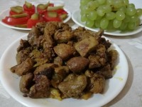 خوراک جوجه با جگر