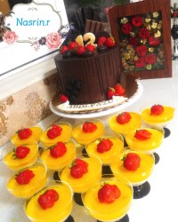 کیک شکلاتی و دسر