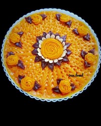 حلوا سه آردبا تزئین دیگه سفارشی