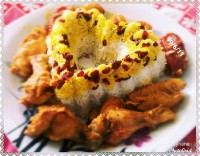 برنج قالبی جوجه قابلمه ای