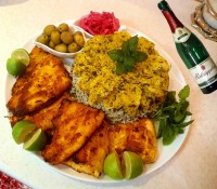 سبزی پلو ماهی