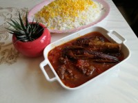 چلو خورشت بادمجان