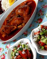 خورش مرغ مجلسی متفاوت