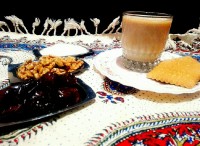 اسموتی خرما و موز