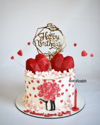 کیک عشقولانه