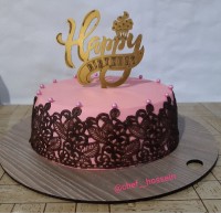 کیک با کاور فوندانت سفارشی