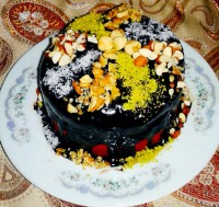 کیک شکلات و نارگیل